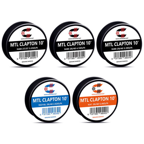 10ft Coilology MTL Clapton Wire – 10ft Coilology MTL Clapton Wire
