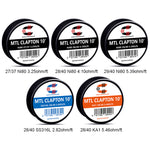 10ft Coilology MTL Clapton Wire – 27/37 Ni80 3.25ohm/ft - 1Pack
