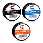 10ft Coilology MTL Staple Wire – 4-.1*.3/40 Ni80 2.77ohm/ft - 1Pack
