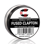 10pcs Coilology Pre-built Fused Clapton Coils – 2-27/37 Ni80 5/4lp ID:3.0mm 0.36ohm - 1Pack
