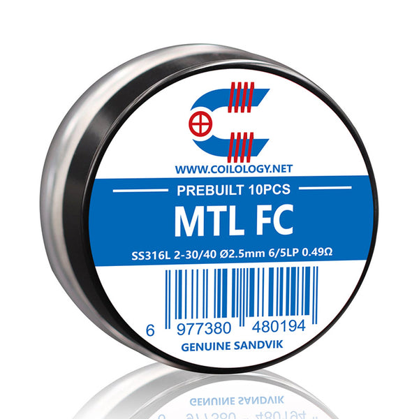 10pcs Coilology Pre-built MTL FC Coil
