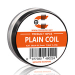 10pcs Coilology Pre-built Plain Coil – 25ga Ni80 7/6lp ID:2.5mm 0.52ohm - 1Pack
