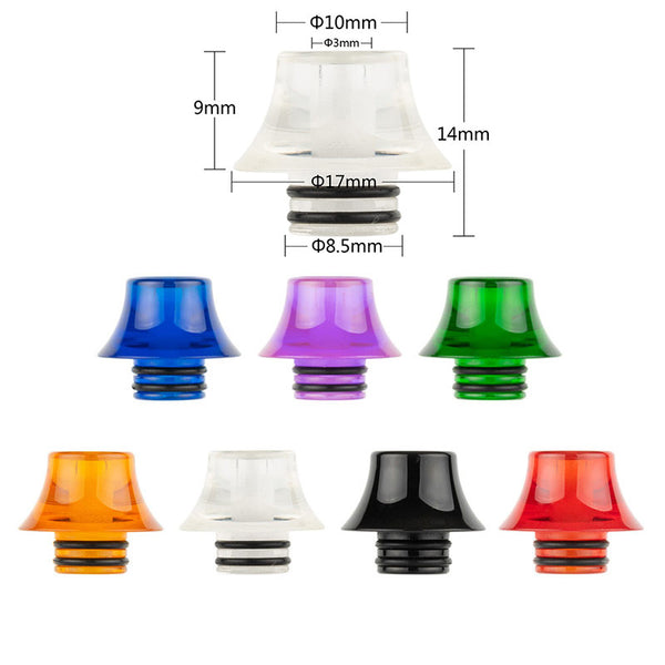 Reewape Resin 510 Drip Tip Random Color (10pcs/pack) – AS232 - 1Pack
