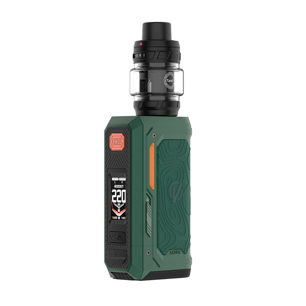 Vaporesso Armour OCTA Mod Kit 220W with iTank T Dual Mesh Tank 6ml – Vintage Green - Armour OCTA Mod Kit
