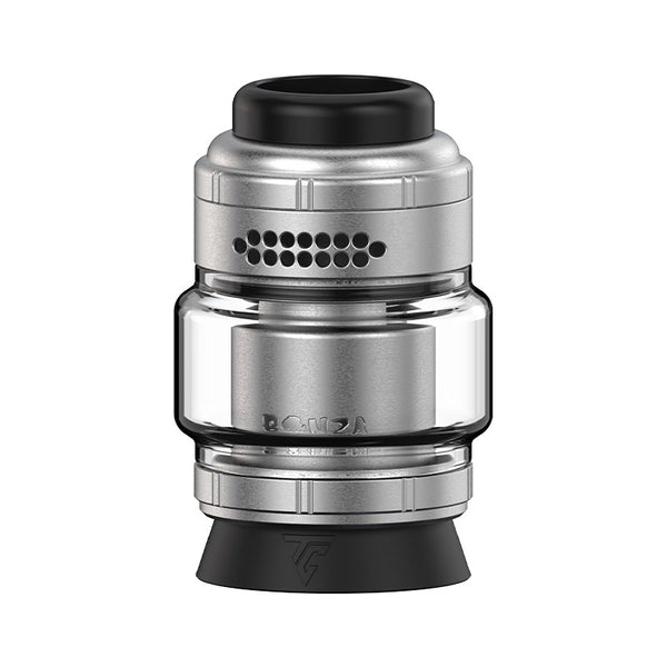 ThunderCloud x Vaping Bogan Bonza Pro RTA Tank 6ml – Brushed SS - Bonza Pro RTA
