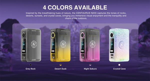 Lost Vape Centaurus N200 Mod Kit with Centaurus Sub Ohm Tank 5ml – Lost Vape Centaurus N200 Mod Kit with Centaurus Sub Ohm Tank 5ml
