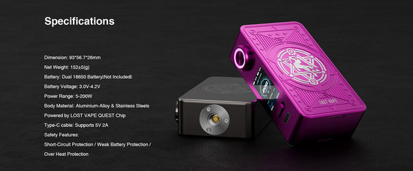 Lost Vape Centaurus M200 Box Mod – Lost Vape Centaurus M200 Box Mod
