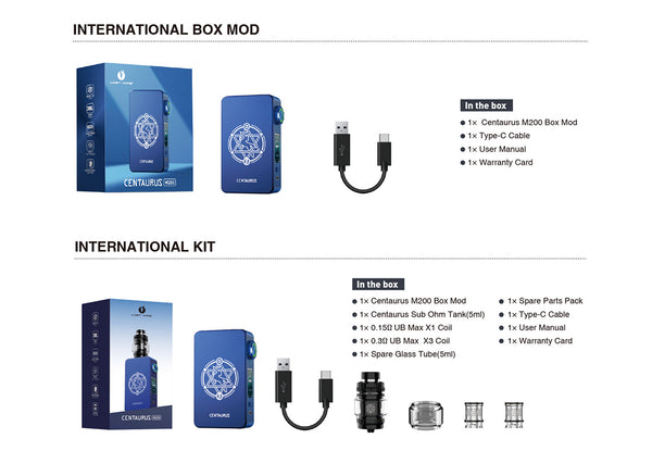 Lost Vape Centaurus M200 Box Mod – Lost Vape Centaurus M200 Box Mod
