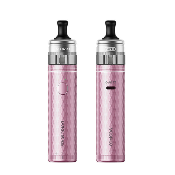 VOOPOO Doric 60 Pro Pod Kit 2500mAh 5ml – Crystal Pink - Doric 60 Pro Kit
