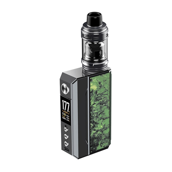 Voopoo Drag 4 Box Mod Kit with Uforce-L Tank Atomizer 4ml – Gun Metal Forest Green - AU Version
