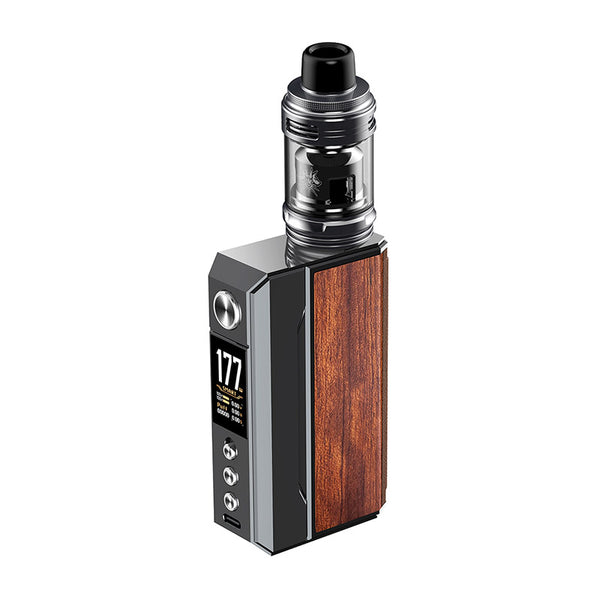 Voopoo Drag 4 Box Mod Kit with Uforce-L Tank Atomizer 4ml – Gun Metal Rosewood - AU Version
