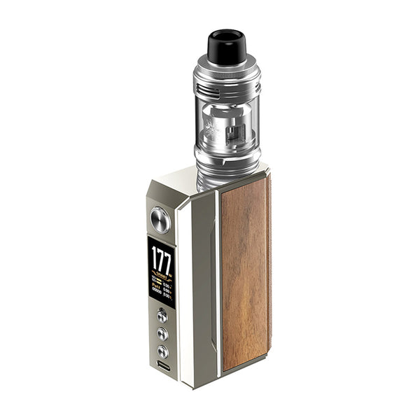 Voopoo Drag 4 Box Mod Kit with Uforce-L Tank Atomizer 4ml – Pale Gold Walnut - AU Version
