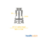 Eleaf GT Replacement Coil  (5pcs/pack) – GT M 0.6ohm Head - GT Head
