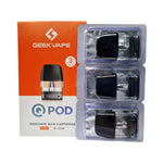 خرطوشة Geekvape Q Pod سعة 3 مل/2 مل (3 قطع/عبوة) – 0.8 أوم (تعبئة علوية) - 2 مل

