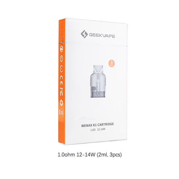 Geekvape Wenax K1 Pod Cartridge (3pcs/pack) – 1.0ohm - 1Pack
