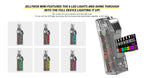 Rincoe JellyBox Mini 80W Box Mod Kit – Amber Clear - JellyBox Mini Kit
