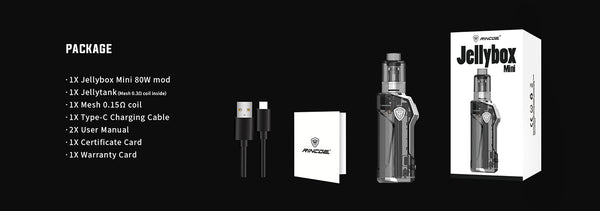 Rincoe JellyBox Mini 80W Box Mod Kit – Rincoe JellyBox Mini 80W Box Mod Kit
