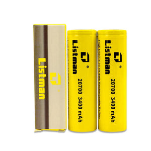 
      
        2pcs Listman IMR 20700 3400mAh 40A Flat Top Li-ion Rechargeable Battery – Other – Parcelcabin International Shipping
      
    