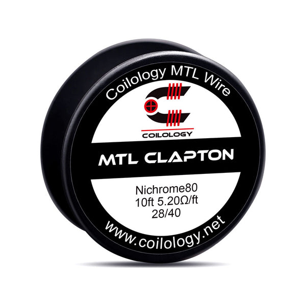 10ft Coilology MTL Clapton NI80 Spool Wire 28/40 5.2ohm/ft
