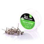 Hellvape Ni80 Triple Core Fused Clapton Prebuilt Wire 28Ga*3+36Ga (0.37ohm)(10Pcs/Pack) – Ni80 Triple - 1Pack
