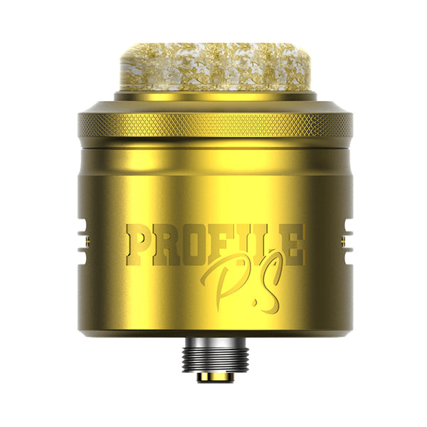 Wotofo Profile PS Dual Mesh RDA Atomizer (28.5mm) – Gold - Profile PS RDA
