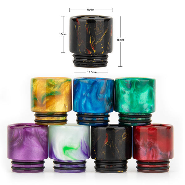 Reewape Resin 810 Drip Tip Random Color (10pcs/pack) – AS116 - 1Pack
