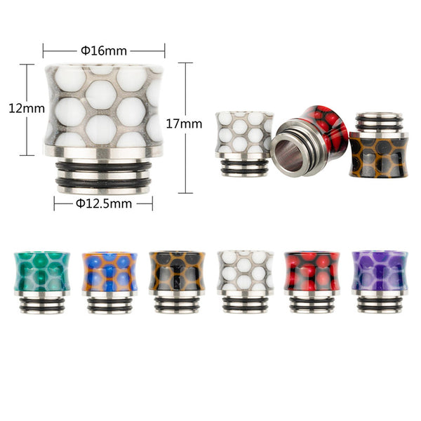 Reewape Resin 810 Drip Tip Random Color (10pcs/pack) – AS235SR - 1Pack
