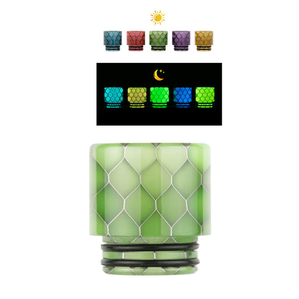 Reewape Resin 810 Drip Tip Random Color (10pcs/pack) – Green(AS249Y) - 1Pack
