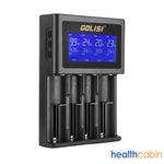 Golisi S4 2.0A Smart Charger with LCD Screen EU,US Plug – EU plug - S4 Smart Charger
