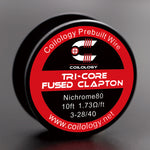 10ft Coilology Tri-Core Fused Clapton Spool Wire – 3-26ga/36ga(0.98ohm) - 1Pack
