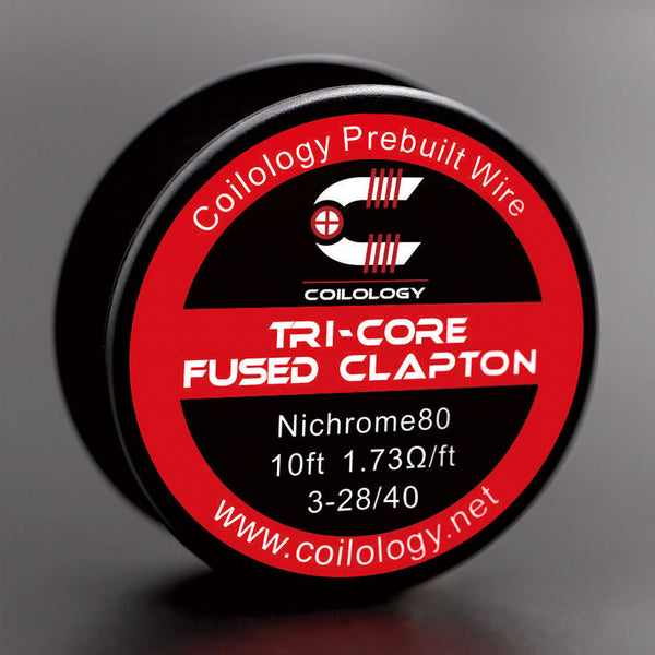 10ft Coilology Tri-Core Fused Clapton Spool Wire – 10ft Coilology Tri-Core Fused Clapton Spool Wire
