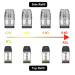 Uwell Caliburn GPP Alpha Cartridge – 0.4ohm - Top Refill (3pcs/pack)
