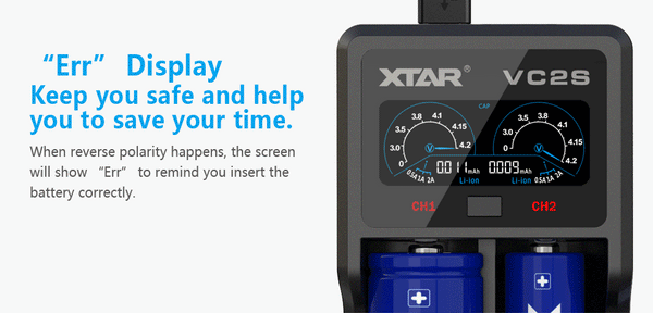شاحن Xtar VC2SL – شاحن Xtar VC2SL
