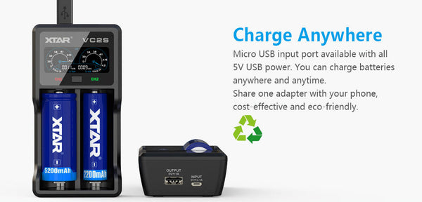 شاحن Xtar VC2SL – شاحن Xtar VC2SL
