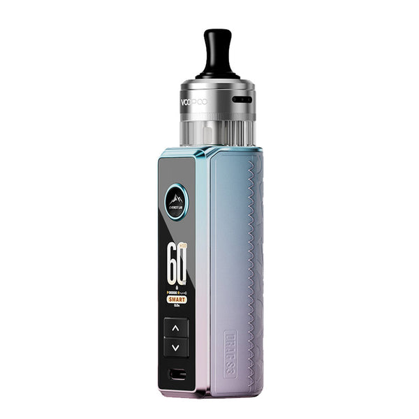 Voopoo Drag S3 60W Box Mod Kit with PnP X Cartridge MTL Pod 3000mAh 5ml – Cherry Pink - Drag S3 Kit
