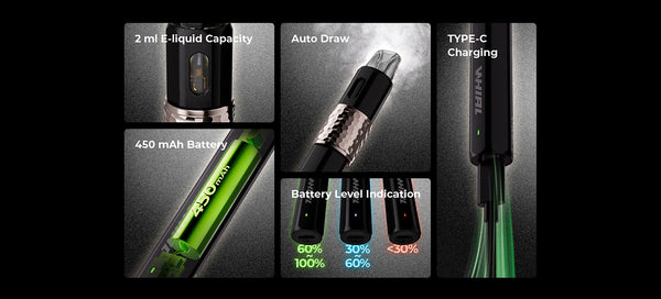 UWELL Whirl F Pod System Kit 450mAh 2ml – UWELL Whirl F Pod System Kit 450mAh 2ml
