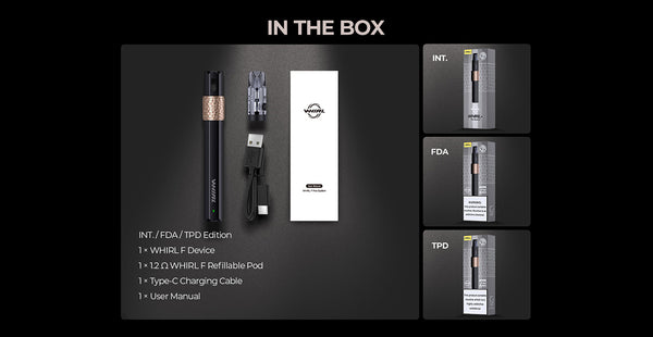 UWELL Whirl F Pod System Kit 450mAh 2ml – UWELL Whirl F Pod System Kit 450mAh 2ml
