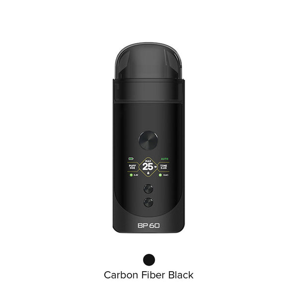 Aspire BP 60 Pod System Kit 1400mAh 5ml – Carbon Fiber Black - BP 60 Kit
