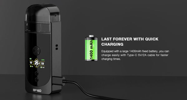Aspire BP 60 Pod System Kit 1400mAh 5ml – Aspire BP 60 Pod System Kit 1400mAh 5ml
