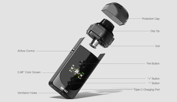 Aspire BP 60 Pod System Kit 1400mAh 5ml – Aspire BP 60 Pod System Kit 1400mAh 5ml
