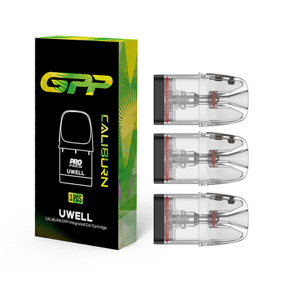 Uwell Upgraded Caliburn GPP Cartridge 3ml (3pcs/pack) – Uwell Upgraded Caliburn GPP Cartridge 3ml (3pcs/pack)
