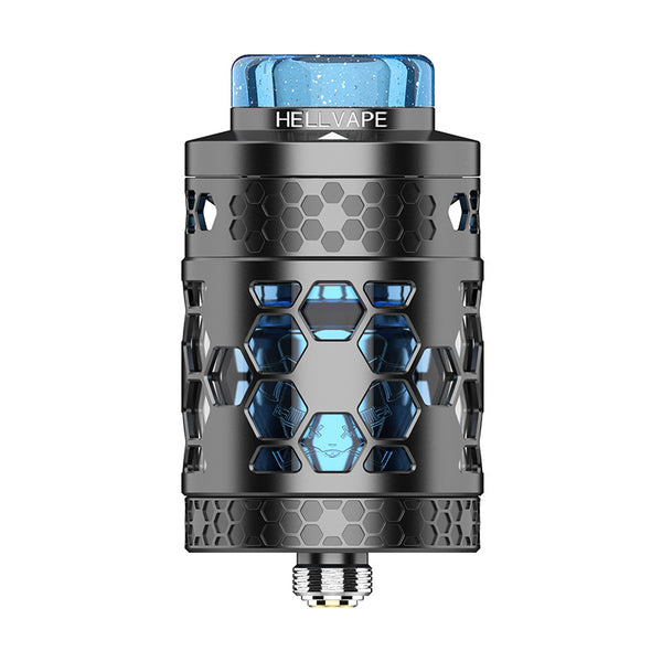 Hellvape Dead Rabbit 4 RTA Pro Tank Atomizer 5.5ml (26mm) – Gunmetal Blue - Dead Rabbit 4 RTA Pro
