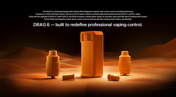 VOOPOO Drag 6 Mod Kit with Uforce-X Tank II 4400mAh 5ml (Max 220W) – VOOPOO Drag 6 Mod Kit with Uforce-X Tank II 4400mAh 5ml (Max 220W)
