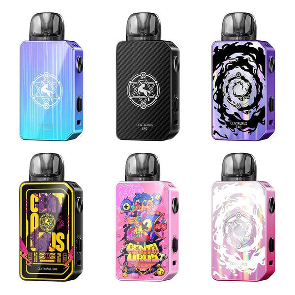 Lost Vape Centaurus E40 Pod Kit 1400mAh 3ml – Galaxy Black - Centaurus E40 Kit
