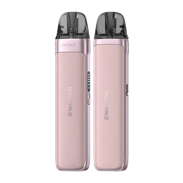 Lost Vape Thelema Aura S Pod System Kit 1600mAh 3ml (Max 40W) – Pastel Pink - Thelema Aura S Kit
