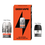 خرطوشة Geekvape Q Pod سعة 3 مل/2 مل (3 قطع/عبوة) – 0.8 أوم (تعبئة علوية) - 2 مل
