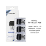 SMOK Novo 2 Pod Cartridge 2ml (3pcs/pack) – Novo 2X Meshed 0.9ohm MTL - 1Pack
