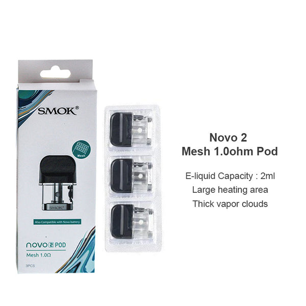 SMOK Novo 2 Pod Cartridge 2ml (3pcs/pack) – SMOK Novo 2 Pod Cartridge 2ml (3pcs/pack)
