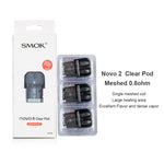 SMOK Novo 2 Pod Cartridge 2ml (3pcs/pack) – Novo 2X Meshed 0.9ohm MTL - 1Pack
