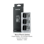 SMOK Novo Pod Cartridge 3ml/2ml (3pcs/pack) – Meshed 0.6ohm (Top Filling) - 1Pack
